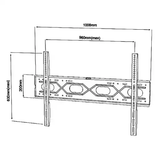 Soporte fijo para TV D900 (B110) - vista 2